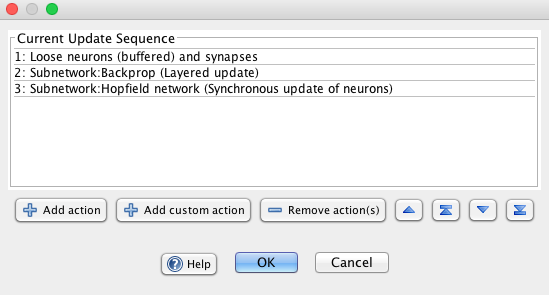 Network Update Dialog